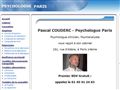 Pascal Couderc, Psychologue Paris (14eme), Psychothrapeute, Psychanalyste. 1er rendez-vous gratuit 